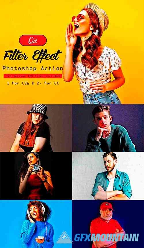 Oil Filter Effect Photoshop Action