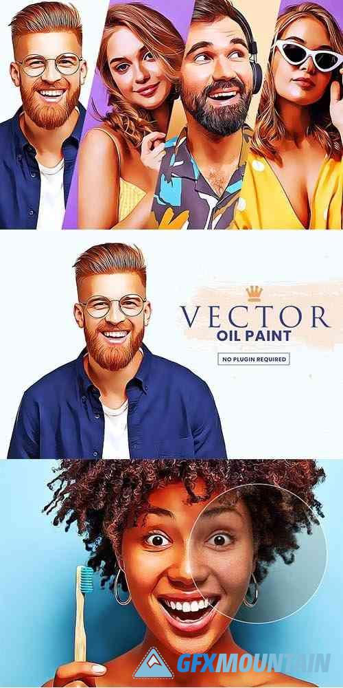 Vector Oil Painting