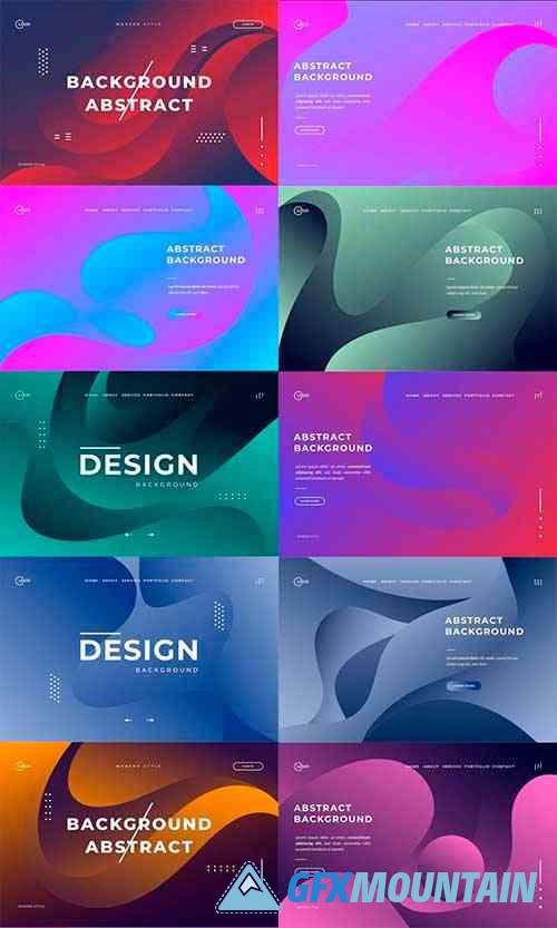 Dynamic 3D Seamless Backgrounds Vector Templates