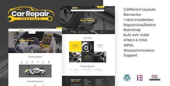 Car Repair v5.0 - Services & Auto Mechanic WordPress Theme + RTL 