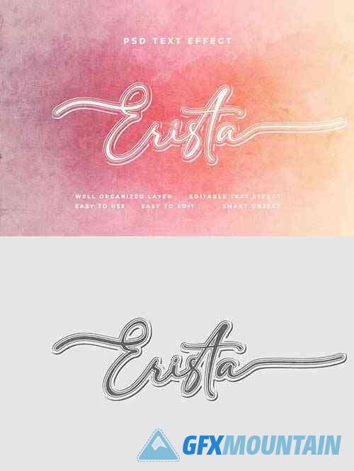 Erista Text Effect