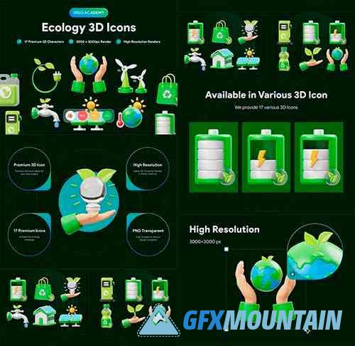 Ecology 3D Icon