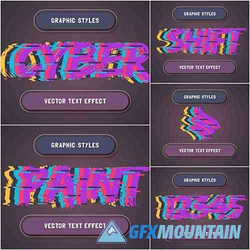 Splatter Cyber Editable Text Effect