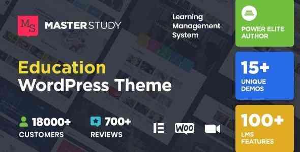 Masterstudy v4.7.10 - Education WordPress Theme