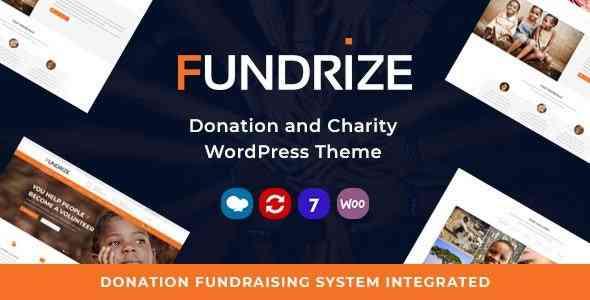 Fundrize v1.28 - Responsive Donation & Charity WordPress Theme