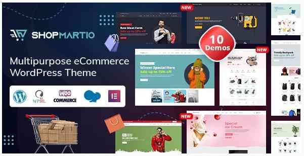 Shopmartio v1.0.5 - All-in-one eCommerce Store WordPress Theme