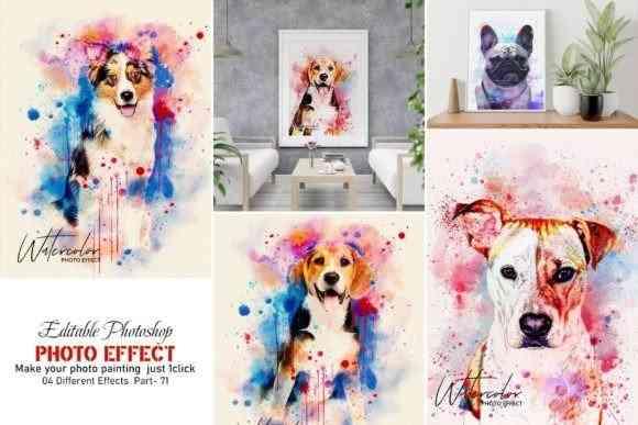 Watercolor Puppy Painting