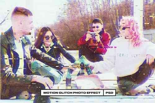 Motion Glitch Photo Effect