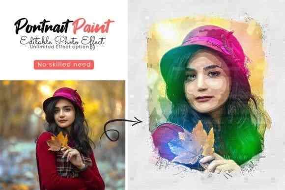 Portrait Paint Photo Effect