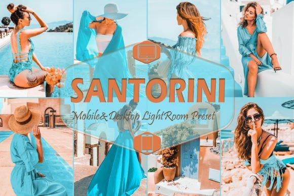 10 Santorini Mobile & Desktop Lightroom Presets, Teal