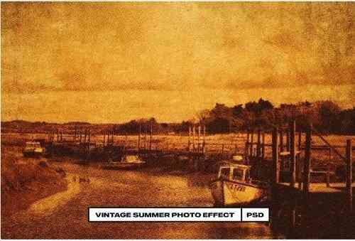 Vintage Summer Photo Effect