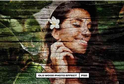 Old Wood Photo Effect