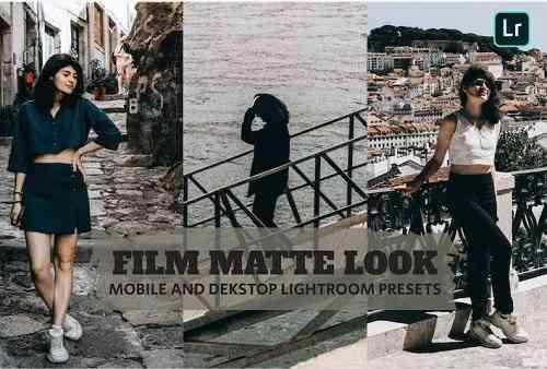 Film Matte Look Lightroom Presets Dekstop Mobile