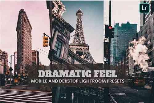Dramatic Feel Lightroom Presets Dekstop and Mobile