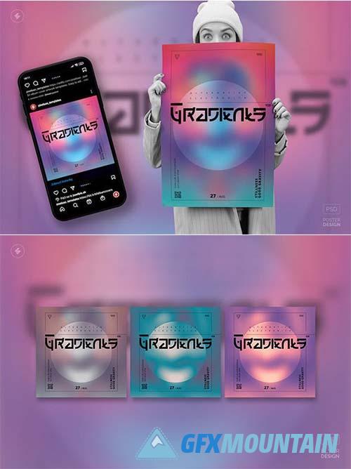 Gradients – Event Poster, Party Flyer Template