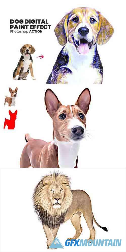  Pet Digital Paint Effect 