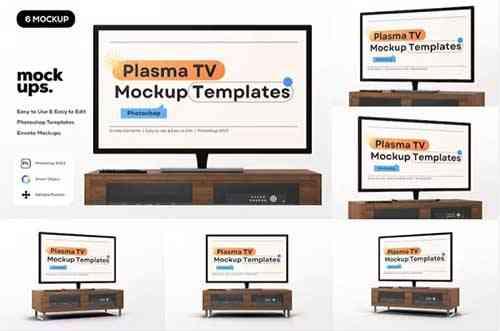 Plasma TV Setup Mockup
