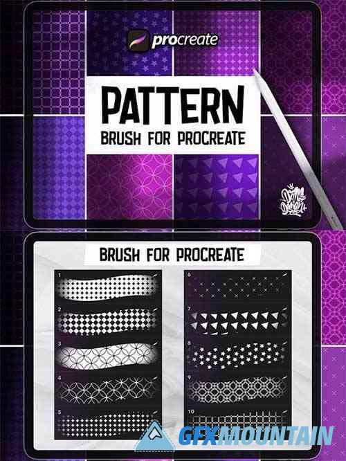 Dansdesign Pattern Brush Procreate