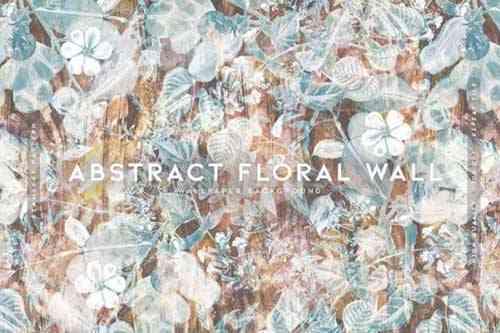 Abstract Floral Wall
