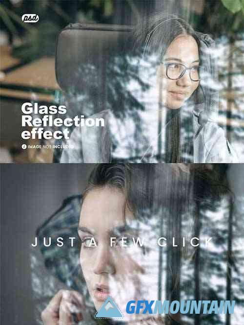Glass Reflection Photo Effect