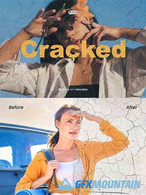 Cracked Photo Effect