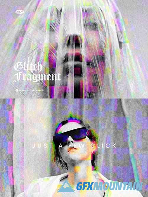 Glitch Fragment Photo Effect