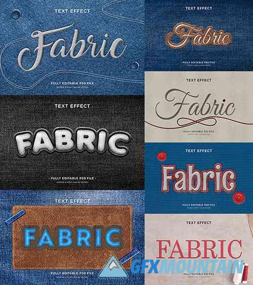 Fabric text effect