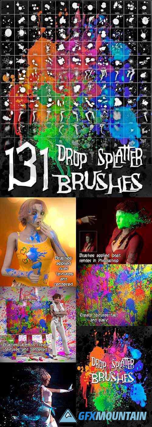 Drop Splatter Brushes