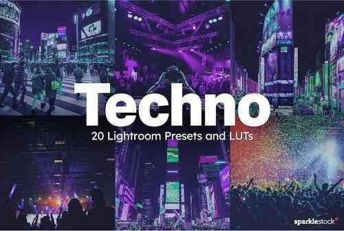 20 Techno Lightroom Presets