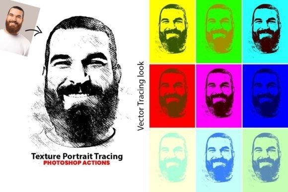 Texture Portrait Tracing Plugin