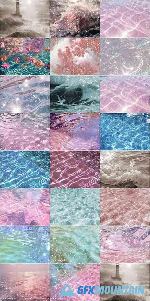 Sparkle Mermaid Water Backgrounds » Free Download Graphics, Fonts ...
