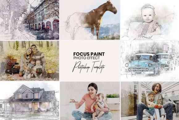 Focus Paint Photo Effect