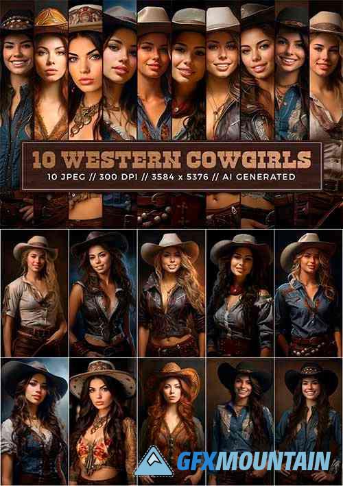 Western Cowgirls Stock Photos