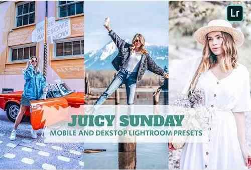Juicy Sunday Lightroom Presets Dekstop and Mobile