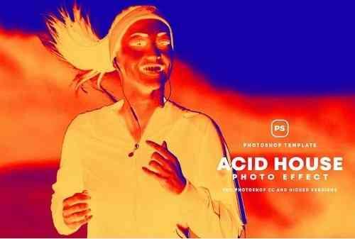 Acid House Photo Effect