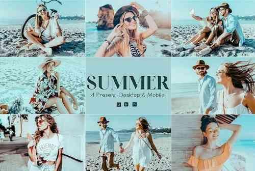Summer Vibes Photo Effects Presets Mobile & PC