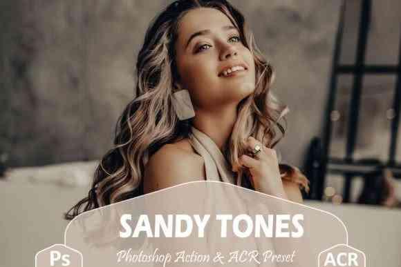 10 Sandy Tones Photoshop Actions And ACR Presets, Beige