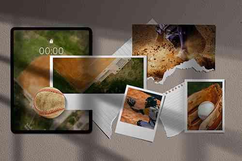 Photo Collage Mockup Template