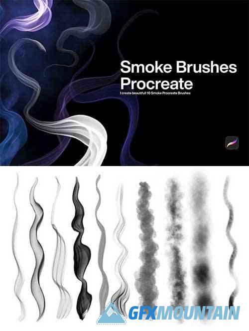 Smoke Brushes Procreate