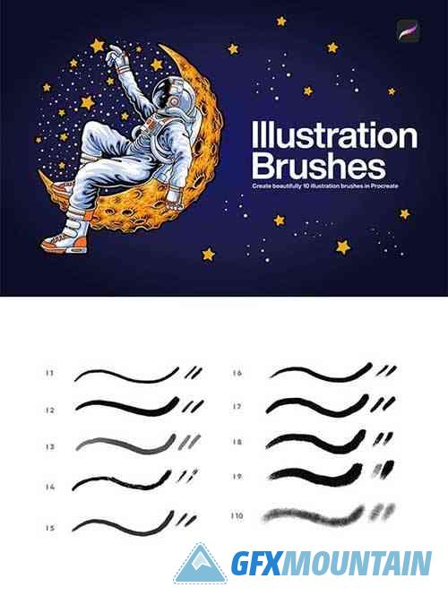 Illustration Brushes Procreate