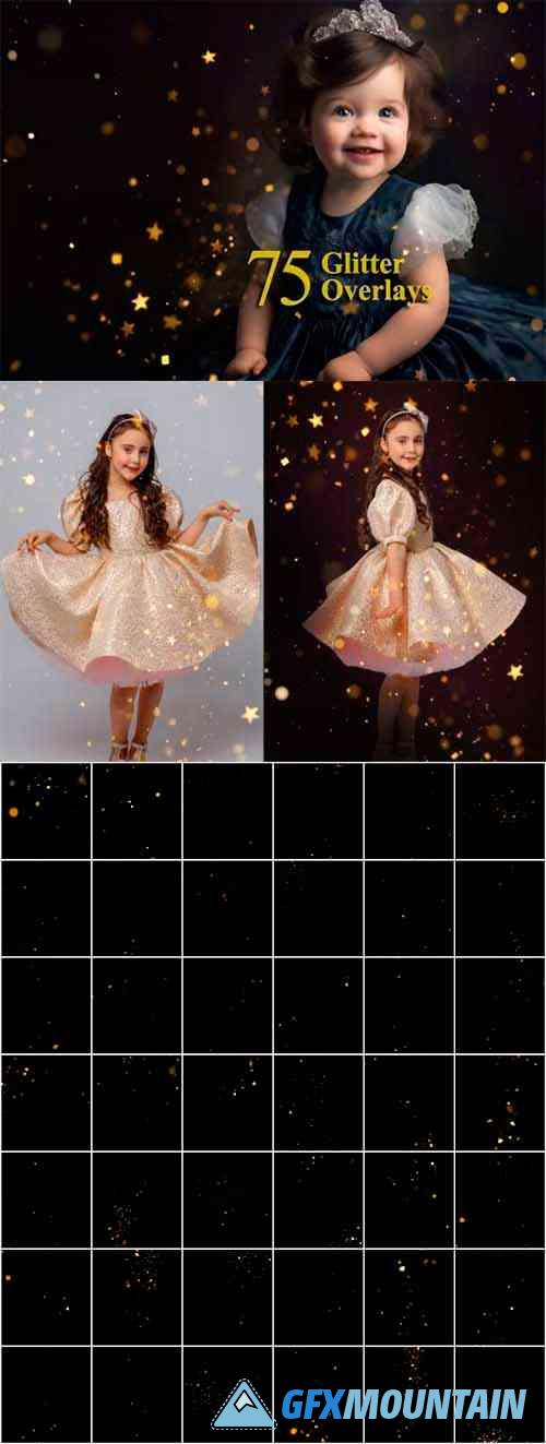 Glitter Overlays, Sparkle Effect for Photo Edit