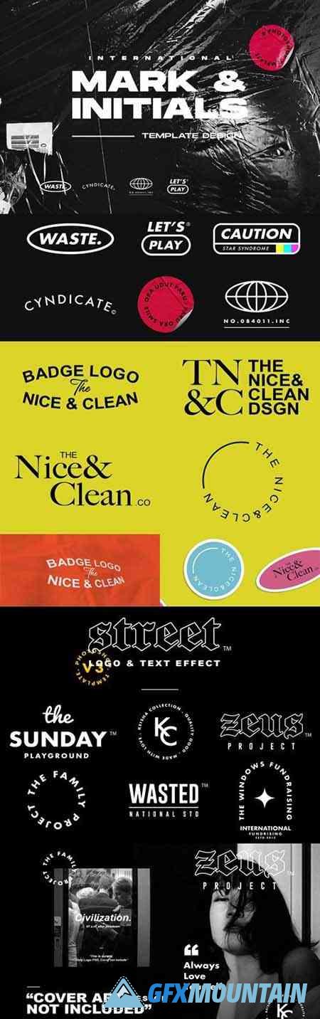 Modern Badges & Labels PSD Templates Collection