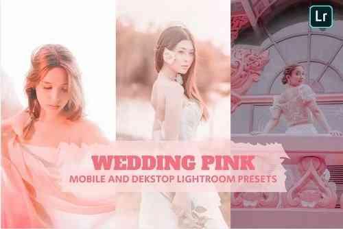 Wedding Pink Lightroom Presets Dekstop and Mobile