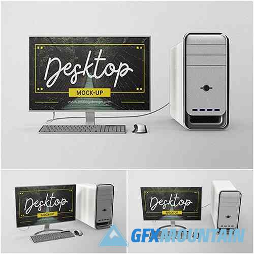 Desktop PC Mockup