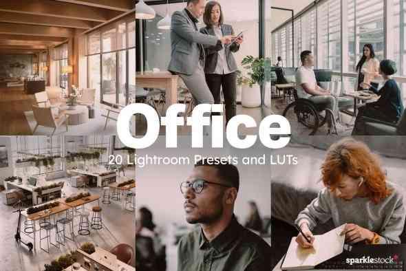 20 Office Lightroom Presets LUTs