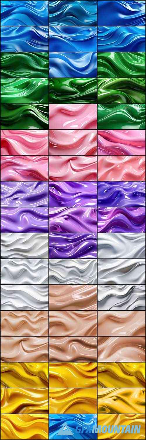 Melted Plastic Backgrounds