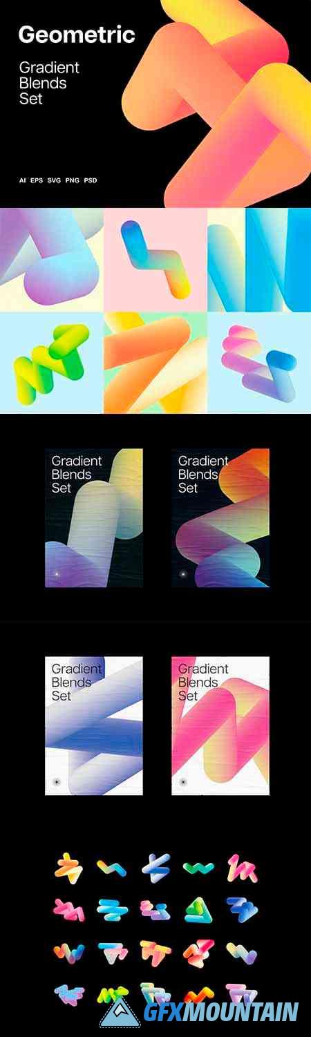 Geometric Gradient Blend Elements