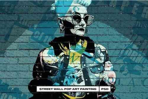 Street Wall Pop Art Painting