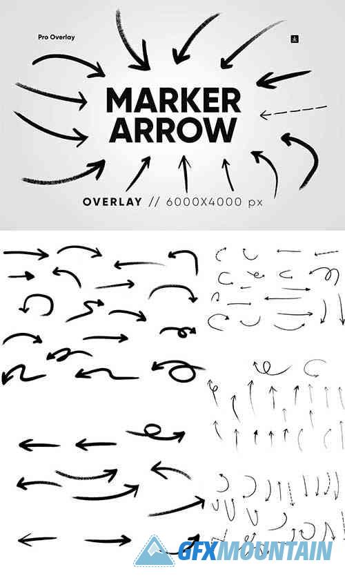 100 Marker Arrow Overlay
