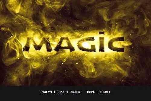Magic Smoke Text Effect